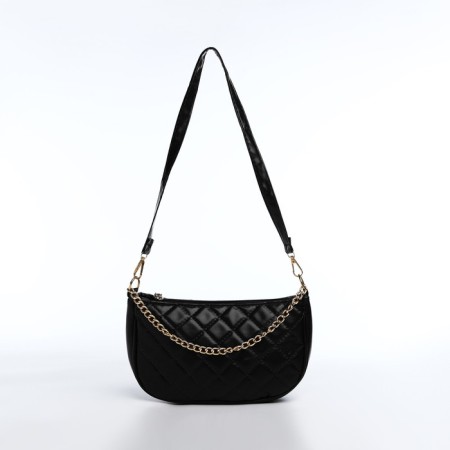 Bag Baget with a zipper, black color