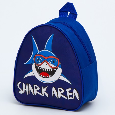 Children's set "Shark Area" (backpack+cap), river. 52-54 cm-9