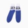Women's socks "cat", blue color, rr 25-27