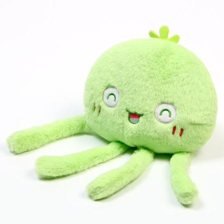 Soft toy "Medusa", 17 cm, green color-3
