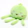 Soft toy "Medusa", 17 cm, green color