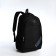 Youth backpack from textiles on lightning, 4 pockets, black/blue color
