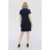 The dress is straight with a belt included, size 42