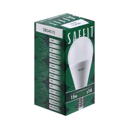 LED LED SAFFIT, 15W 230V E14 4000K G45, SBG4515-2