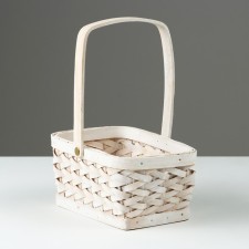 Wicker basket, 19.5 x 13 x h9.5/24 cm, sequoia