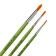 Set of brushes synthetics Zoo, round (No. 2, 3, 5)