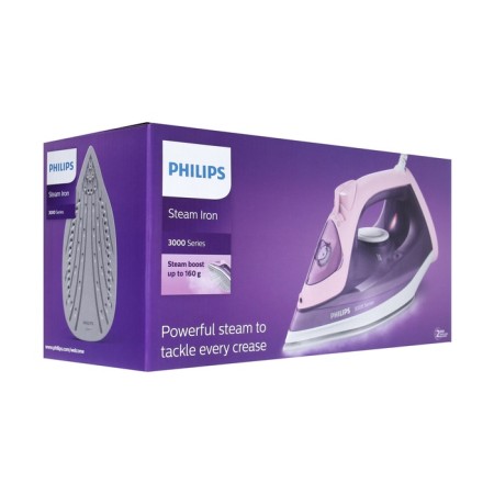 PHILIPS DST3020/30 iron, ceramic sole, 2200 watts, 35 g/min, 300 ml, purple-4