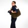 Female bag Textura, chover, large size, brown color