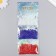 Round beads 6/0 "Matte Patriot" 3 colors x 20 g 20x8x0.7 cm