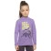 Jumper for girls, height 86 cm, purple color