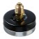 Thermomanometer "CTM", axial, DK 80 mm, 0.6 MPa, external thread 1/4 ", 120 ° C