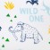 Diamond "Baby I" Dino 40*60 cm, 100% cotton