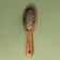 The comb massage, natural/combined bristles, 6 × 22 cm, color "Light wood"
