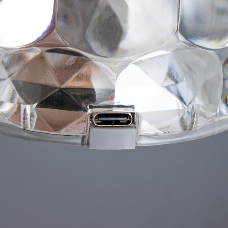 Board lamp with DM "Prism" LED RGB Touch AKB 8x8x18 cm Risalux-19