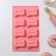 Baking uniform “Zorro”, silicone, 28 × 16 × 2 cm, 8 cells (5 × 6.6 cm), depth 1.7 cm, color mix