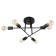 Chandelier 10008/6 6x40W E27 black 65x65x22cm