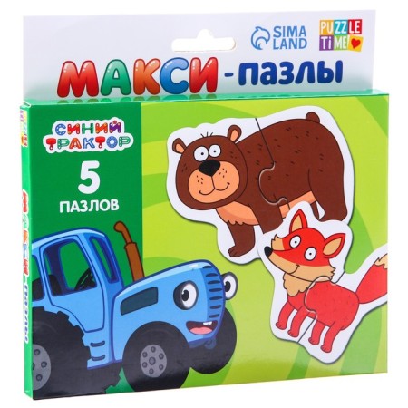 Maxi Puzzles "Blue Tractor: Forest Residents"-3