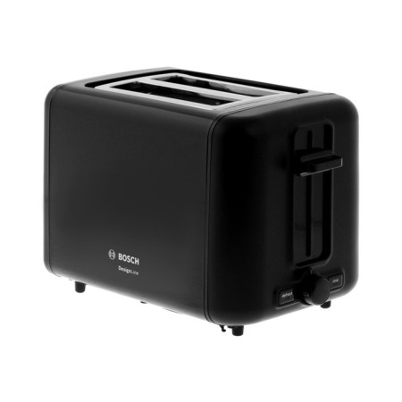 Toster Bosch Tat3P423, 970 W, 5 modes of frying, 2 toasts, black