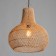 Ceiling Lamp from Rotan "Eric" 1x120W, E27, 40x40x43 cm