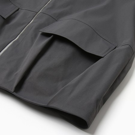 Women's vest at Minaku: Safari color graphite, river 52-2