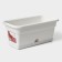 Balcony box for flowers, 40 cm, color marble