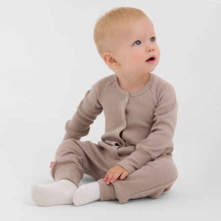 Combineson children's minku, brown color, height 68-74 cm-4