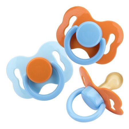 Nipple - Latex classic "bow" dummy, from 0 months, mixtures, set 2 pcs.-28