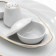 Service table porcelain "Classic", 37 items, 4 types of plates