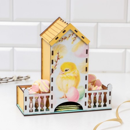 Tea house "chicken", 20x8.6 cm.