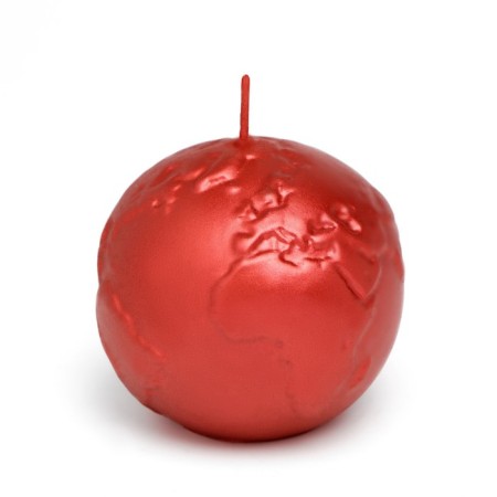 Figure candle "Ball. Planet", 6x5.5 cm, red-1