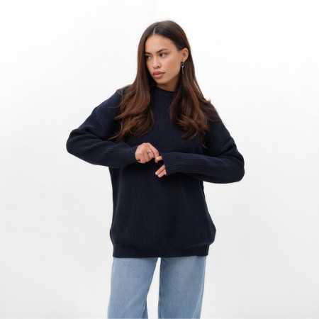 Jumper female MIST of large knit, blue, p. L (48-50)-2
