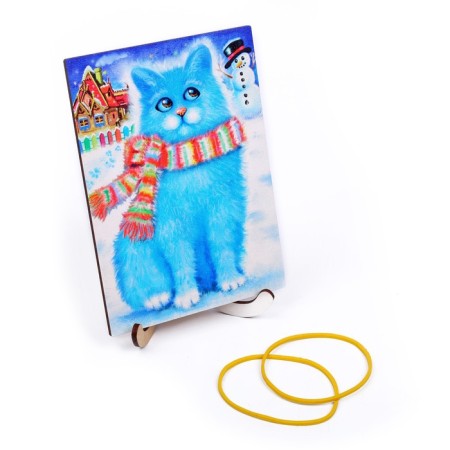 Фигурный пазл «Кот Снежок»-3