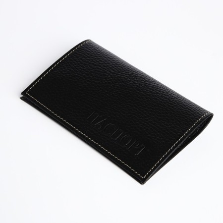 Cover for passport, black color-2