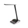 LED desktop lamp with wireless charging and USB port Ambrella Light, Desk, De582, LED, 6 W, 180LUM, Black Color Black