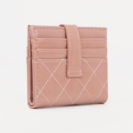 Wallet on the button, pink color-1