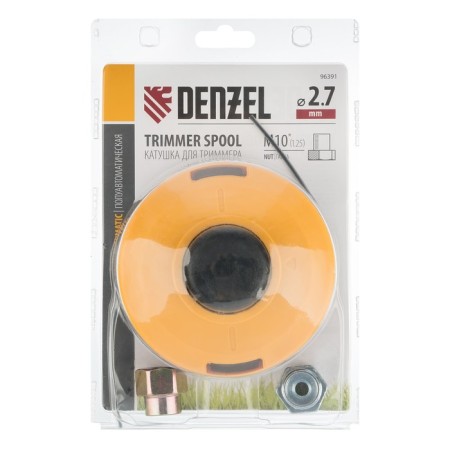 Semi -automatic coil for the trimmer Denzel 96391, M10 x 1.25L, M10 x 1L, M8 x 1.25L-6