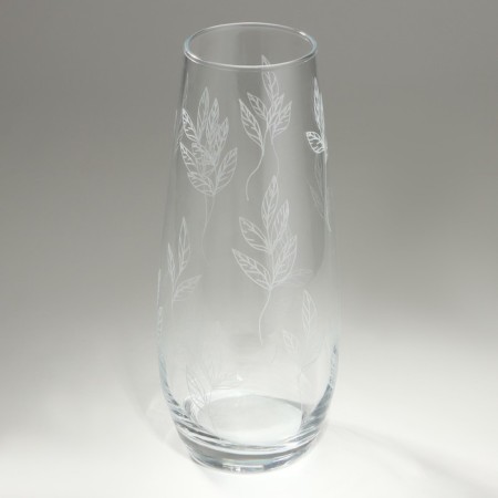 Vase for the flowers "botany" glass, transparent, 26 cm.-3