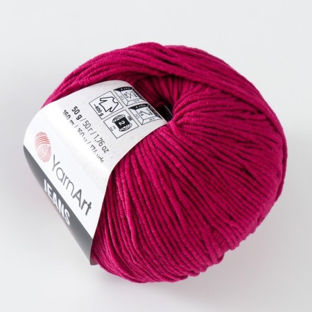 Yarn "jeans" 55% cotton, 45% acrylic 160m/50g (91)-1