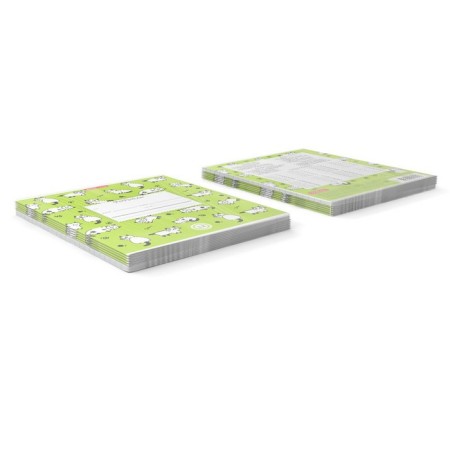 Notebook of 12 sheets in the Erichkrause Cats cage, cover coated cardboard, offset block-2