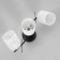 Asselian chandelier 3he27 40W black and gold 52x20x27 cm