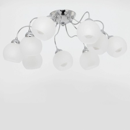 Ceiling chandelier Citilux "Luciana" CL147191, 66x66x25 cm, 9x60W, E14, Gray color-4