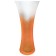Vase for flowers, orange color, 34 cm