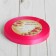 Satin tape, 10 mm × 23 ± 1 m, color pink # 190