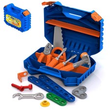 A set of tools in the suitcase, with a designer of 47 elements