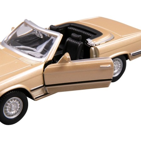 BBURAGO Mercedes-Benz 450 SL (1977), Die-Cast, 1:32, Golden color-5