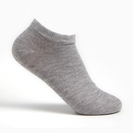 A set of men's socks (3 pairs) shortened, gray color, size 40-44