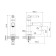 Mixer for the IDDIS OXFORD OXFSB00i01 sink, single -leaf, excess height 128 mm, chrome