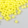 Set of beads "needlework" plastic, diameter 5 mm, 25 g, yellow