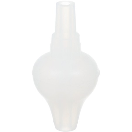 Children's nasal aspirator, with a diverted pipe, the color is light yellow-9