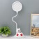 Blue table "Bear with the ball" LED white-red 14x15x48 cm Risalux